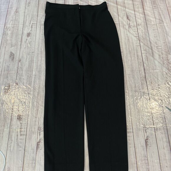 Jones New York Sport Stretch Dress Pants Womens  Black Straight Leg Size 12 - Picture 1 of 9